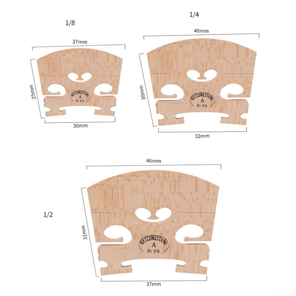 Maple Violin Bridge Regular Type Violin Accessories