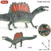 Oenux Jurassic Dinosaurus Indominus Rex Mosasaurus Saichania Dilophosauridae Spinosaurus Modell Actionfigurer Samling Leke for Barn