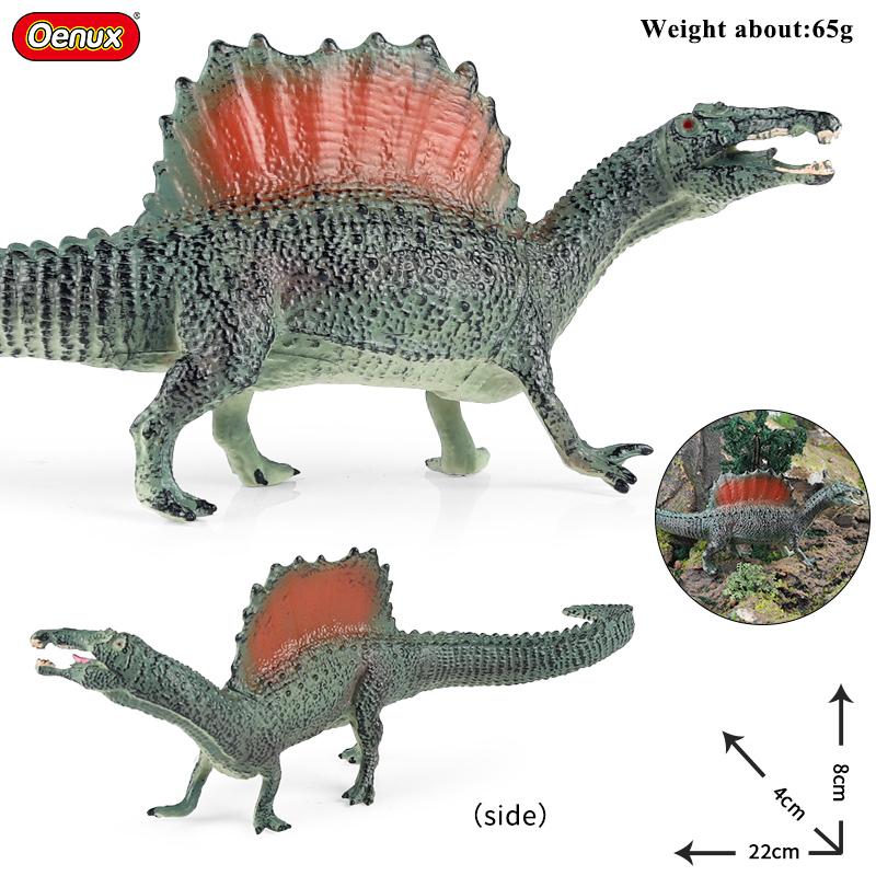 Oenux Jurassic Dinosaurus Indominus Rex Mosasaurus Saichania Dilophosauridae Spinosaurus Modell Actionfigurer Samling Leke for Barn