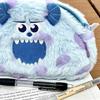 Cute Plush Animal Little Monster Sullivan Pencil Bags Creative Kawaii Stationery Storage Bag For Kids Great Gift Pencil Case