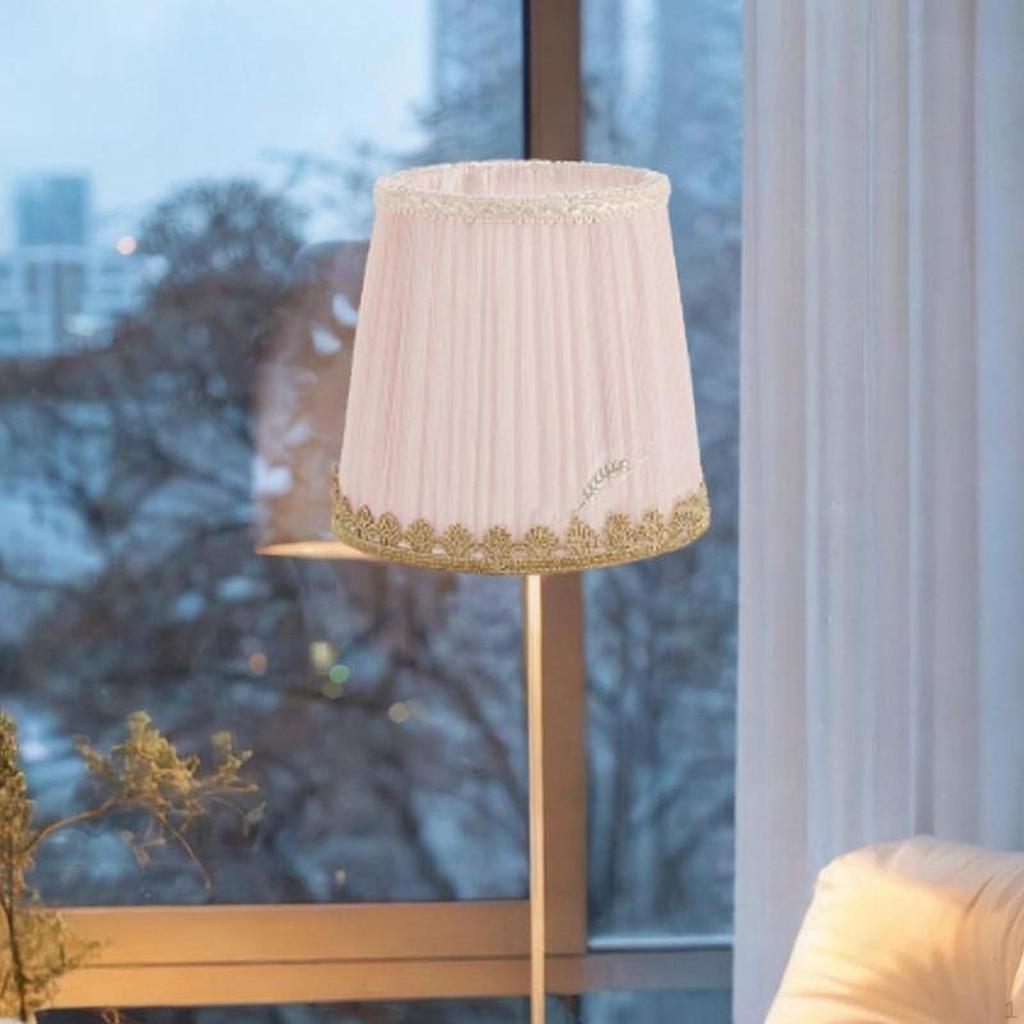 Chandelier Fabric Lampshade Wall Lamp Cover E14 Easy Install Pendant Light for Home Bedroom Bar