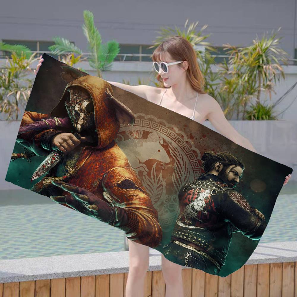 Video D-Daylight Game By D-Dead Big Microfiber Beach Towels Quick Dry Towel Sand Beach Towels Pool Towel for Travel Swim Pool