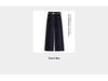 Women's Light Wide-Leg Jeans: Spring/Autumn 2025, Loose, Slimming, Trendy, Petite Nine-Point Straight-Leg Pants