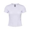 Soft Lux Lightweight Cool Moisture-Wicking Short Slim Fit Sports T-Shirt Women Tops KX0215