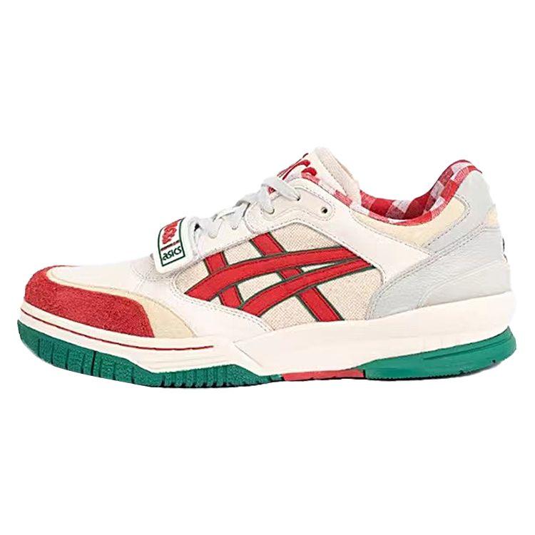 

Asics Gel-Spotlyte Low V2 Национальное Доминирование Модные Повседневные Низкие Ретро Баскетбольные Кроссовки Унисекс кроссовки Бежевый Красный 1203A366-100 46