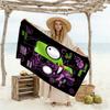 Zombie Invasion Pattern Beach Towel Quick-Dry Soft Microfiber Comfortable Lightweight