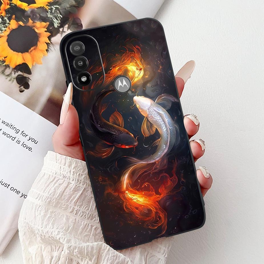 For Motorola Moto E20 E30 E40 Case Luxury Painted Cover Soft Silicone Phone Case For Motorola E20 E 30 40 MotoE30 MotoE40 Fundas