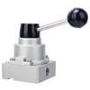 G1 4in Lever Hand Valve Direct Acting Aluminum Alloy 3 Position 4 Way VH200 02 0 8kgf cm²