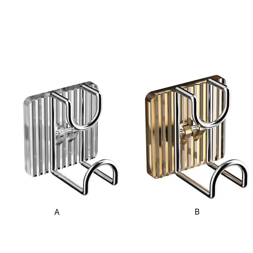 Self-adhesive Hook Washbasin Hooks Bathroom Storage Rack Luxury Organizer Bath Ball Towel Holder Hanger 2 Buckle