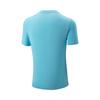 Li Ning Badminton Series Color Block V-Neck Comfortable Breathable Versatile Short Sleeve T-Shirt Mid Waist Shorts Casual Sports Set AATV013-5