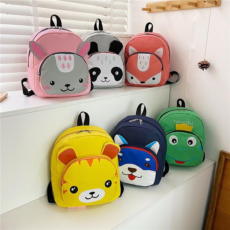 Cute Animal Pattern School Bag For Toddlers Breathable And Wear-resistant