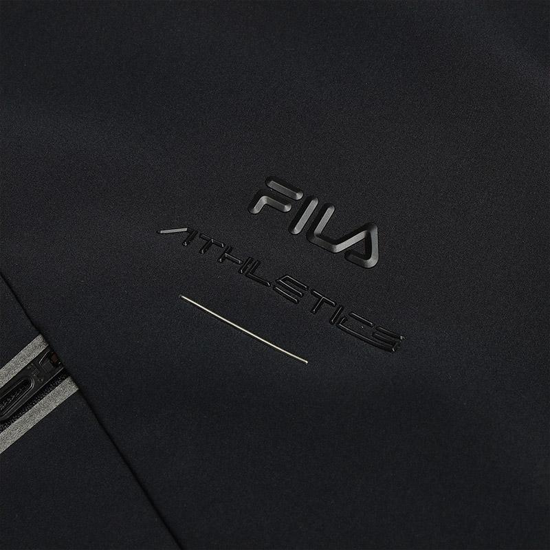 New FILA Fitness Jackets Coats Men's Pitch Black A11M441705FBK