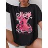 Bear Cute Cartoon Pattern Printing Female Tshirts Breathable Casual T-Shirts Summer Soft Short Sleeve Loose T-Shirt Women