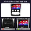 Car Radio Multimedia Player Navigation Wireless CarPlay For Nissan Almera 3 G15 2012-2019 Touch Screen Stereo Android Bluetooth