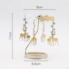 Candle Holder Tea Light Holders Decoration Rotating Candlestick for Livingroom Votive