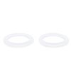 2 Pcs 51mm Silicone Steam Ring Replacement for Petrus PE3320 3606 Coffee Machine Grouphead Gasket