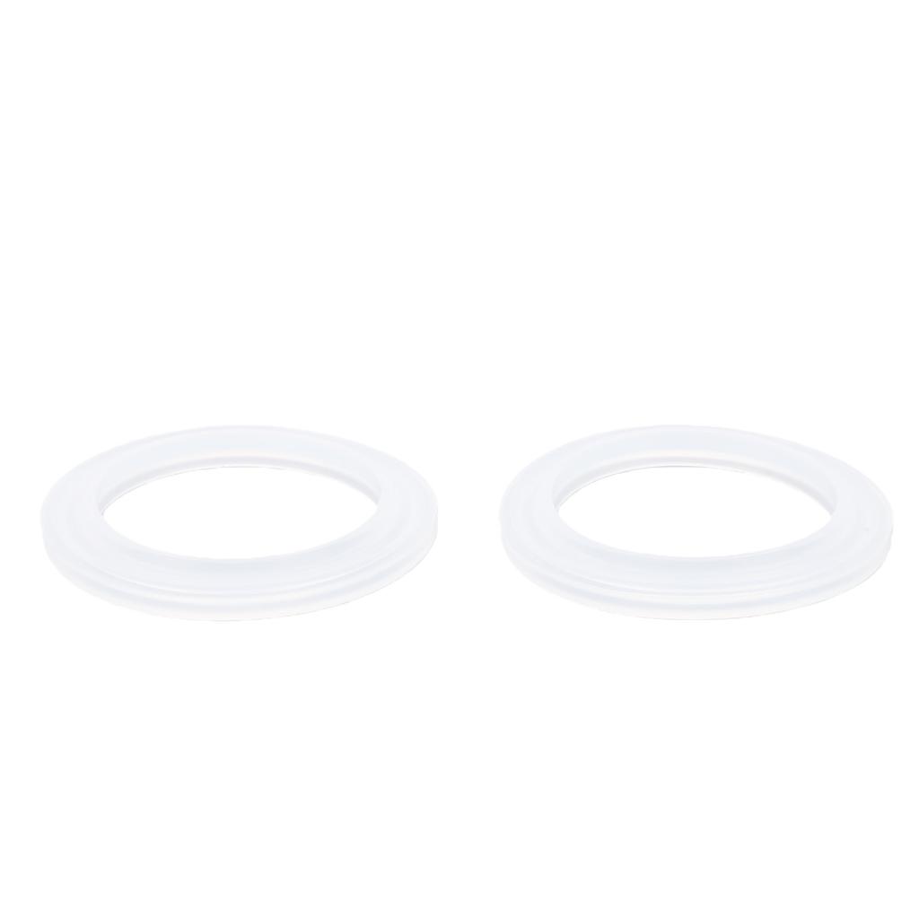 2 Pcs 51mm Silicone Steam Ring Replacement for Petrus PE3320 3606 Coffee Machine Grouphead Gasket