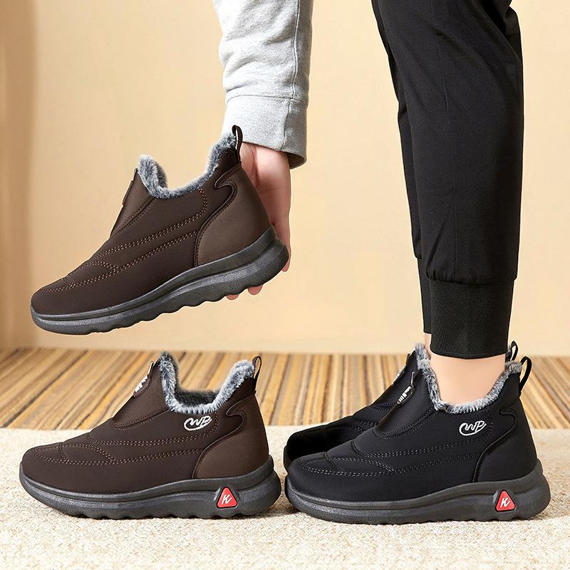 New Cotton Shoes, Warm One-foot Boots, Fleece and Thickened Snow Boots, Cold-proof and Comfortable Cotton Boots