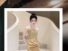 New Chinese champagne bridal wedding toast morning robe   new tube top engagement national style light luxury evening dress