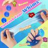 Neue Stressabbau-Spielzeuge Alter Mann Flüssiger Squishy Transparenter Kristall-Schleim Flauschiger Schaum-Knete Kinder Sicher Hüpfender Dehnbarer Farb-Schleim