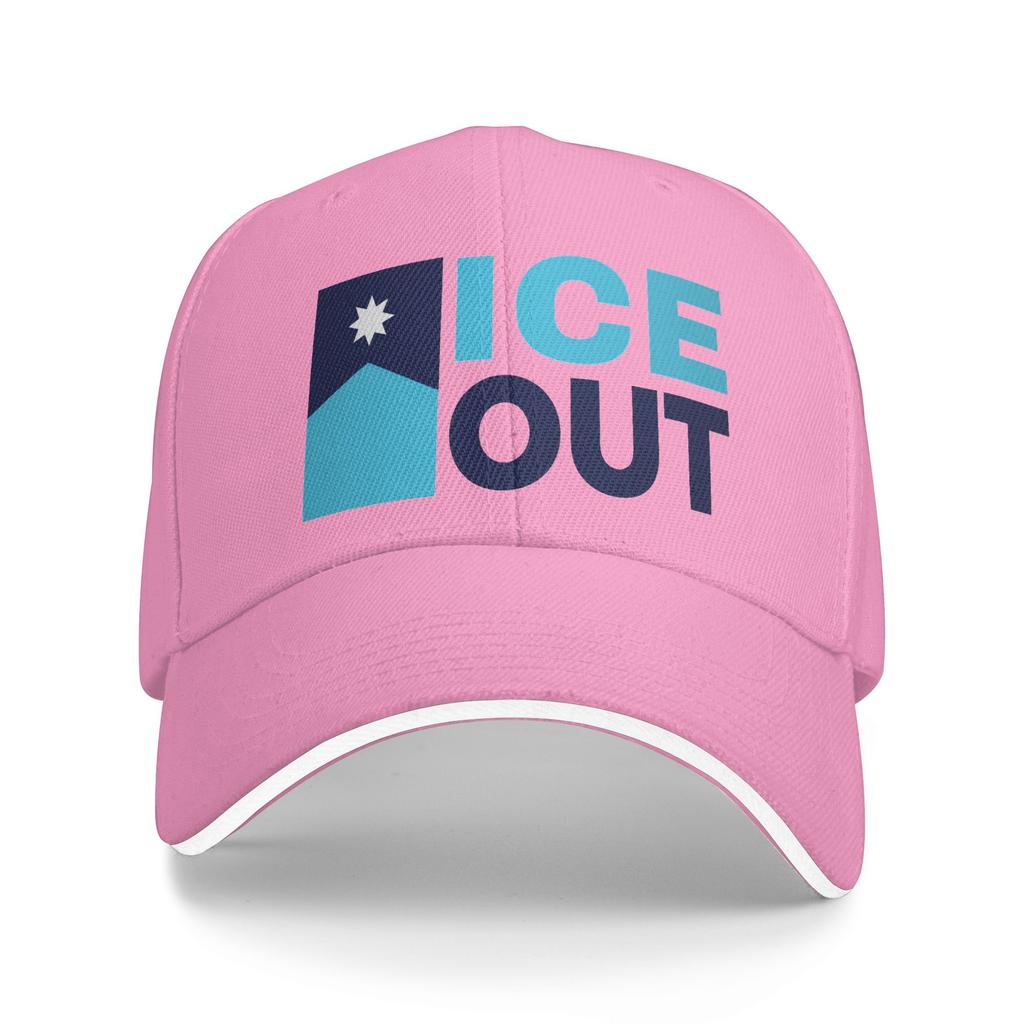 Ice-Out Baseball Cap Stylish Trucker Hat Summer Unisex-Teens Outdoor Sport Baseball Caps