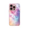 Colorful Gradient Texture Pattern Metal Tempered Glass Phone Case For iPhone 17 16 15 Pro Max 14 Plus 13 12 11 16E 17Air Cover