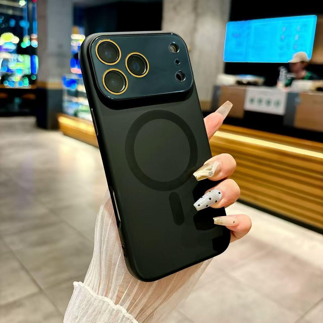 

iPhone 17 Pro Max Drop-Proof Magnetic Silicone Phone Case for Apple 11 iPhone 14 Pro Max