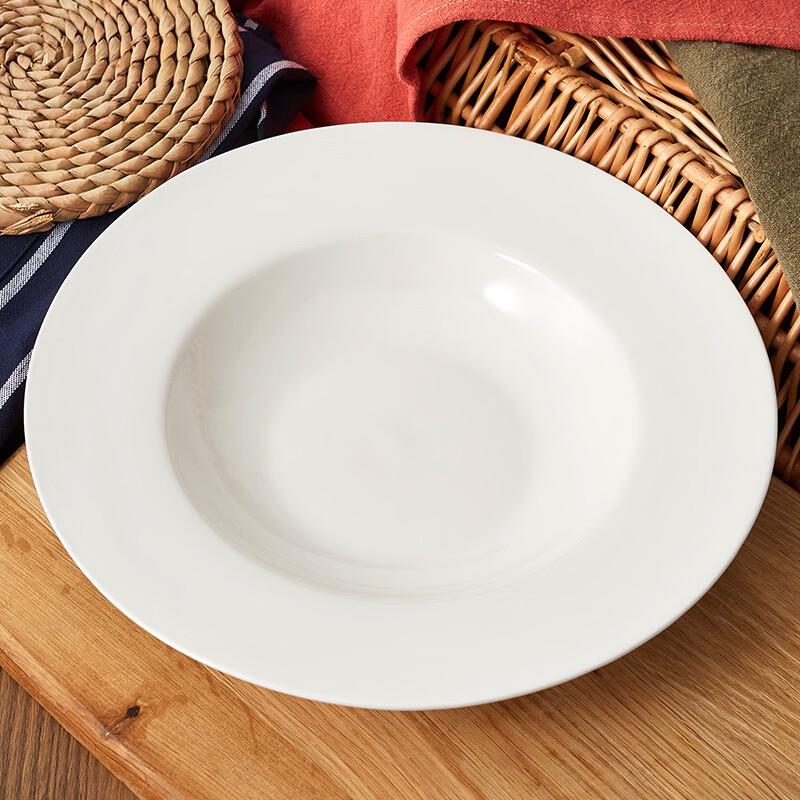 ZISIZ Ceramic Straw Hat Pasta Plates