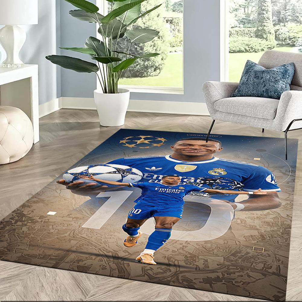 Mbappe 40 Carpet Suitable for Bedrooms Entryway Dining Room Playrooms Anti-slip Rug Office home decor Gift for Festivals