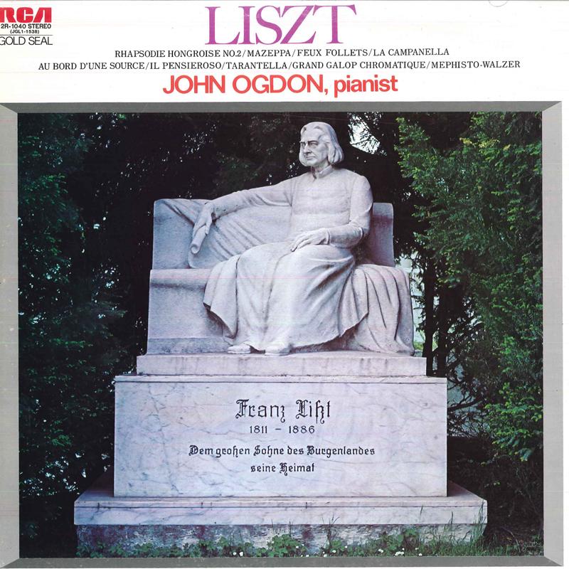 

LP Record JOHN OGDON - Ogdon Plays Liszt 12R1040 RCA 1987 Japan Obi Classical Used