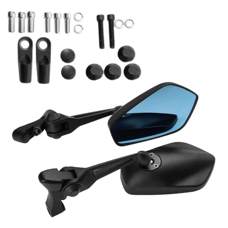 Aluminum Side Glass Wide Angles Glass Glass Modern Designings Side Glass Motorcycle Modification Part Suitable for UQI