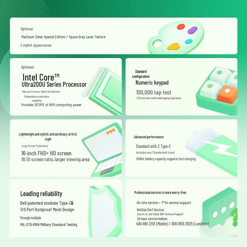 Dell Pro16 16-inch Business Laptop (CN version)