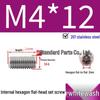201 Stainless Steel Headless Set Screw - Flat End Socket Screw