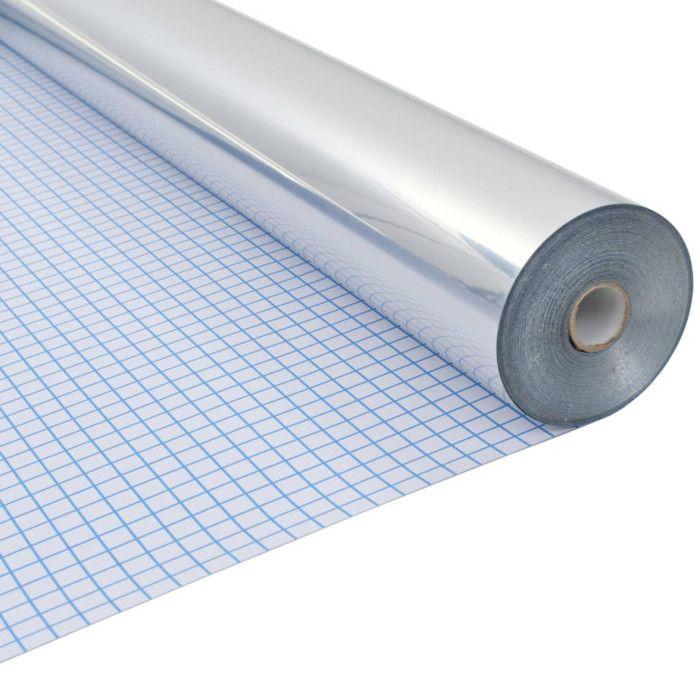 VidaXL Film Miroir Autoadhésif d'Intimité pour Fenêtre 0,9x20 m Décor Maison 142787