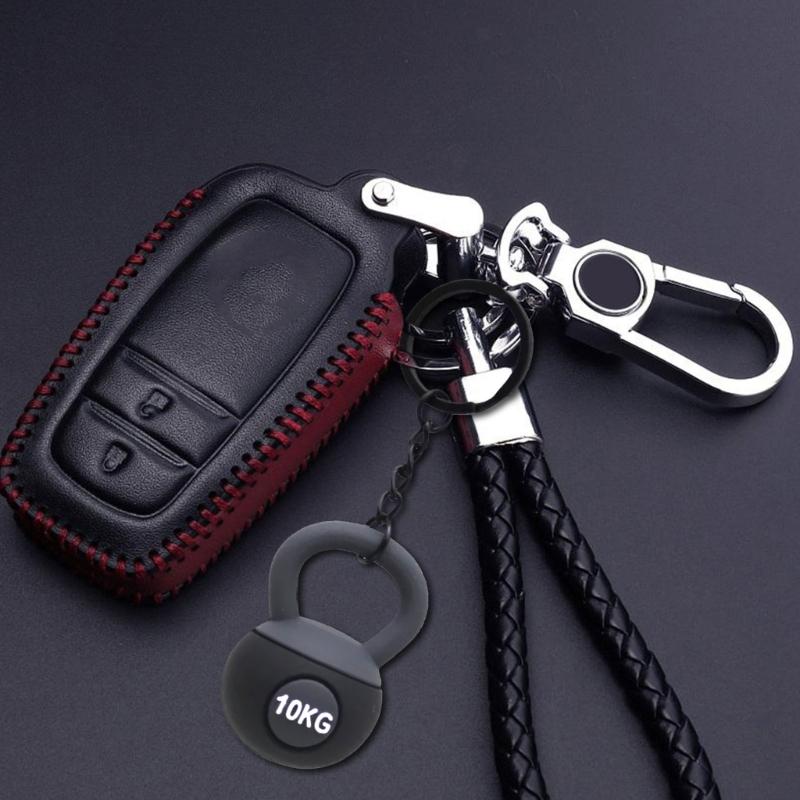 3D Kettlebell Keychain Bag Accessory Portable Kettlebell Keychain Pendant Keyrings Charm For Decorating Keys And Bags