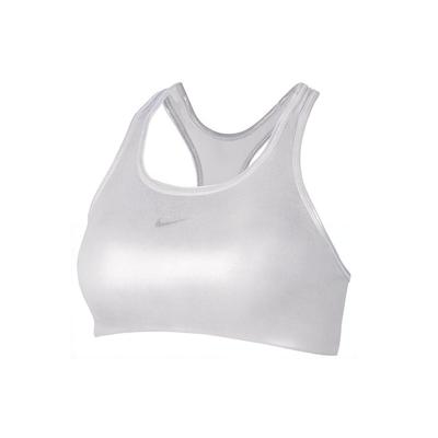 Swoosh Icon Clash Medium Support Sports Bra Women Underwear Metallic-Silver CT3792-100