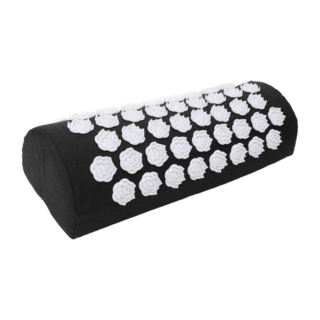 Massager Cushions for Yoga Acupressure Pillow Muscle Relax Back Pain Relief Pillow Black
