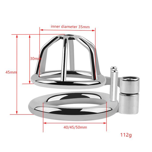 Big Metal Cock Cage Male Chastity Device BDSM Sex Toys for Men Penis Lock Erotic Bondage Husband Loyalty Drop Shipping