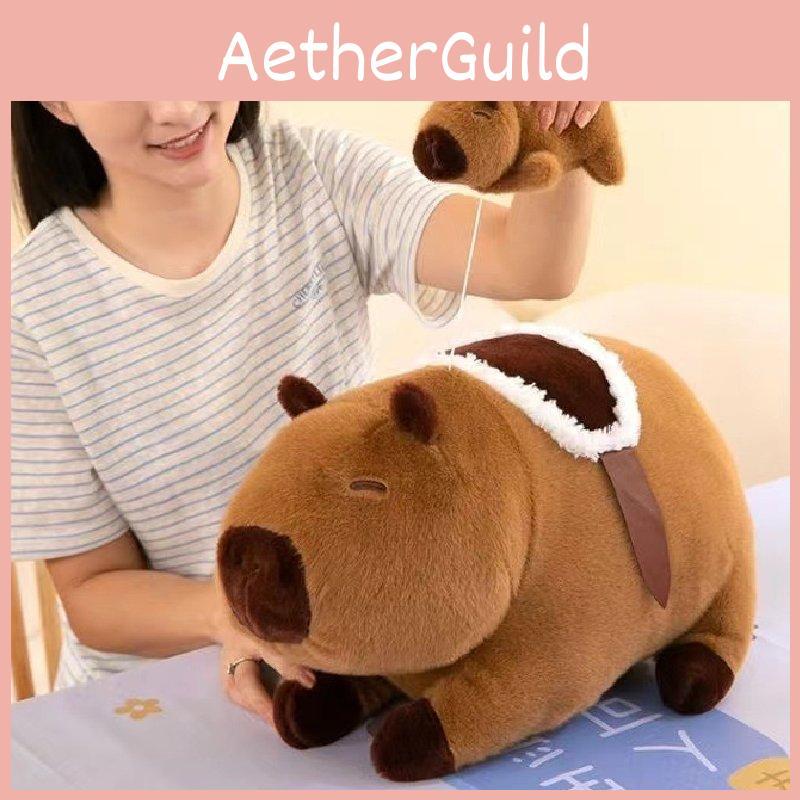 Plush Toy Capybara Room Decoration Ornaments Children Christmas Gift Holiday