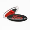 AKC1 14.5cm Aluminum Car Front Grille Emblem Rear Trunk Logo Badge For Ford Fiesta Focus 2 3 Mondeo Edge Ranger Fusion S-MAX Transit