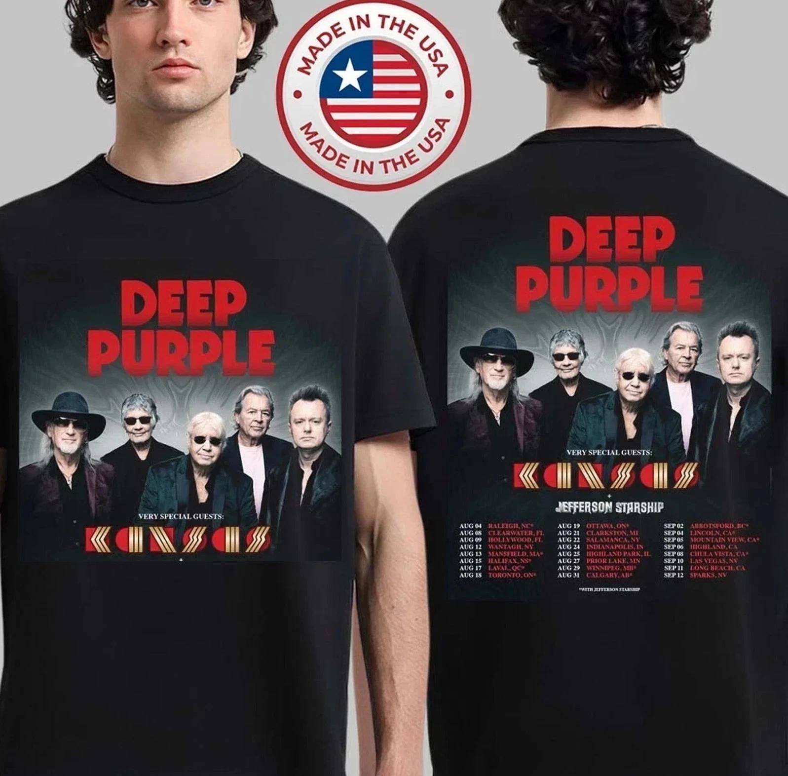 Deep Purple Summer North America Tour 2026 Schedule Dates T-Shirt S
