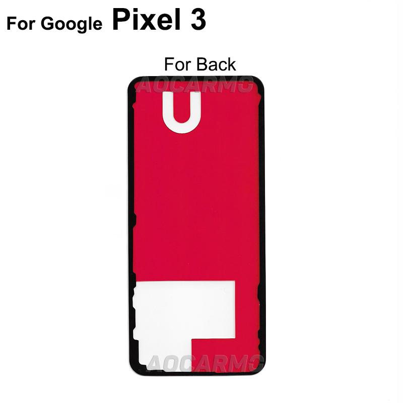 Aocarmo LCD Screen Adhesive Tape Back Cover Frame Sticker Glue For Google Pixel 3 3xl 3XL 3 XL