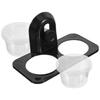 Reptile Feeder Bowl Screw Type Stable Food Container for Lizard Turtle Gecko Scorpion Centipede Feeding Supplies