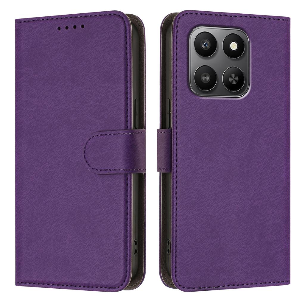 Etui Skórzane Smart do Honor 400 Jednokolorowe Pokrowiec na Telefon z Portfelem