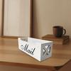 Compact, Wall-mounted Desk Mailbox Made of [material Name], Space-saving, Rustic Style, Lightweight,