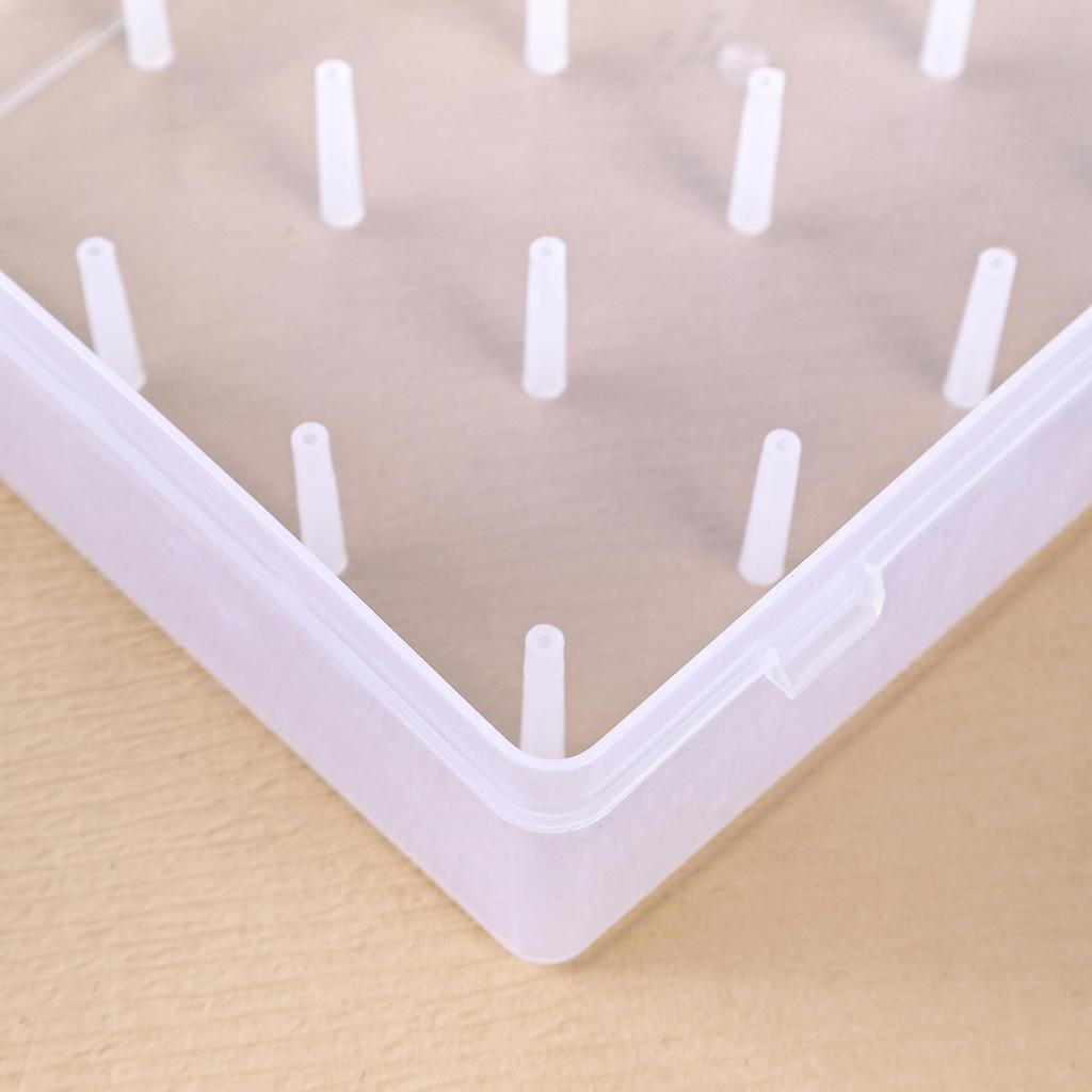 24-Spool DIY Sewing Thread Set with Needles & Plastic Storage Box