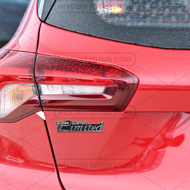 Emblemă Metalică 3D Super Personalizată Ediție Limitată Decaluri Body Autocolant Spate Auto Pentru Toyota Ford Hyundai Kia Mercedes BMW Skoda