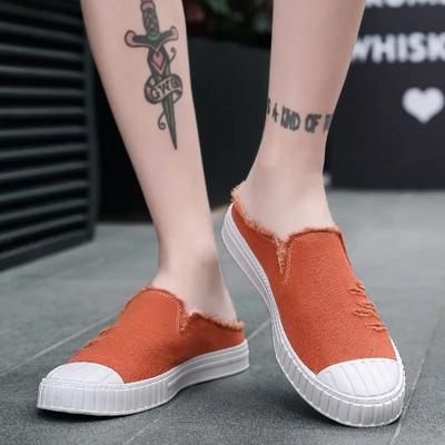 Fashion Summer Male Slipper Mules 2024 Fashion Men's Shoe Half Slides Rubber Sale Low Price High Quality Mascullino Trend Casual Elegant