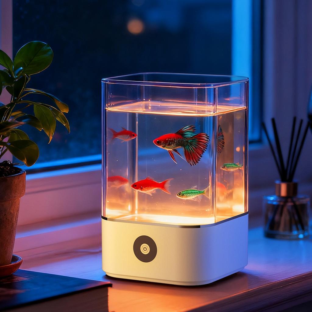 Rechargeable Night Light Gift for Bedroom Bedside Baby Room Breastfeeding Childrens Sleep Lamp Hydroponic Plant Base
