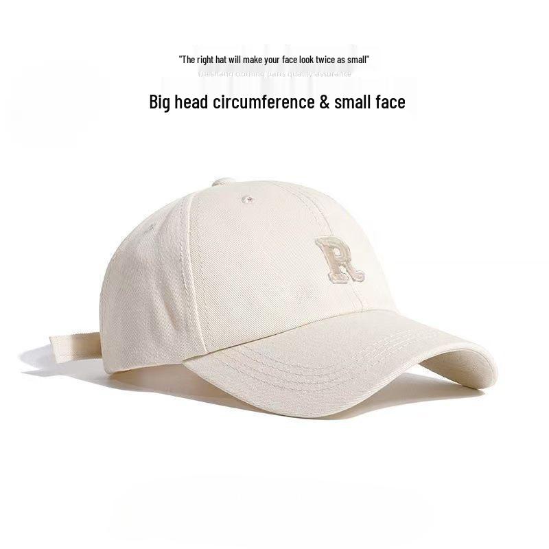 

Модная унисекс кепка-утка: Улучшает ваш образ для больших голов - Стильная и универсальная солнцезащитная шляпа грязно-белый